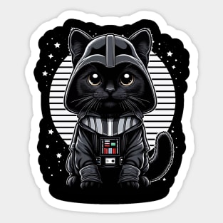 Cat Vader Sticker